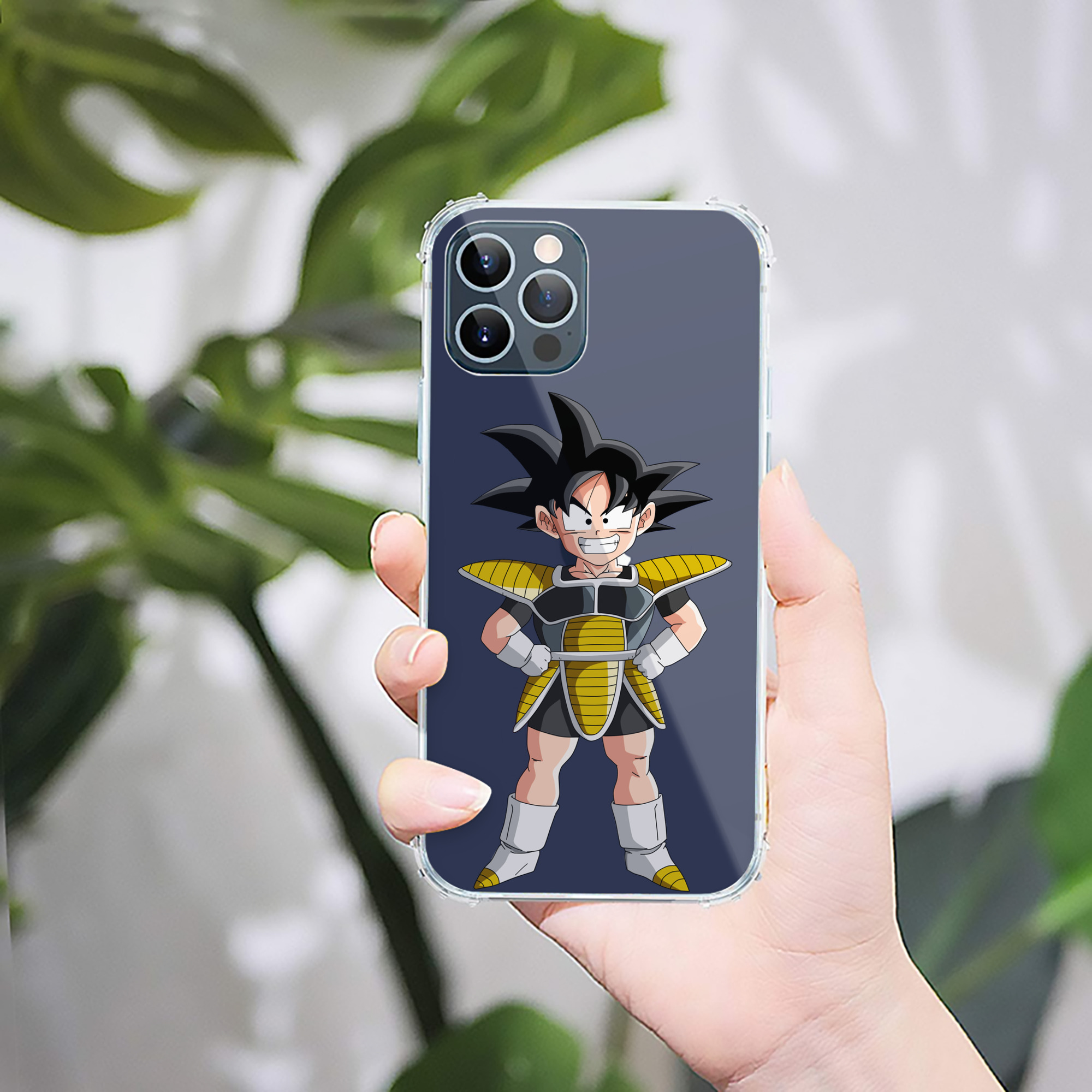 （画像用） ドラゴンボール 孫悟空（そん ごくう）Son Goku カカロット DRAGON BALL Kakarotto 【iPhone 12シリーズ対応】透明スマホケース（クリアソフトケース）